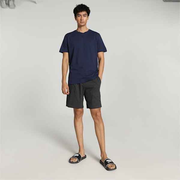 Basic  Men's Boxer +  T-shirt  Set, Peacoat/Midium grey, extralarge-IND