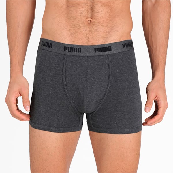 Stretch Plain Men's  Trunk Pack of 3, Puma Black/Mdm Grey/Lt Grey, extralarge-IND