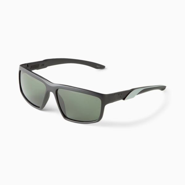 Spark Men's Sunglasses, BLACK-BLACK-GREEN, extralarge