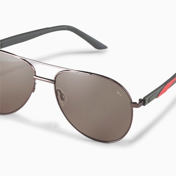 Formstrip Men's Sunglasses, RUTHENIUM-GREY-GREY, extralarge