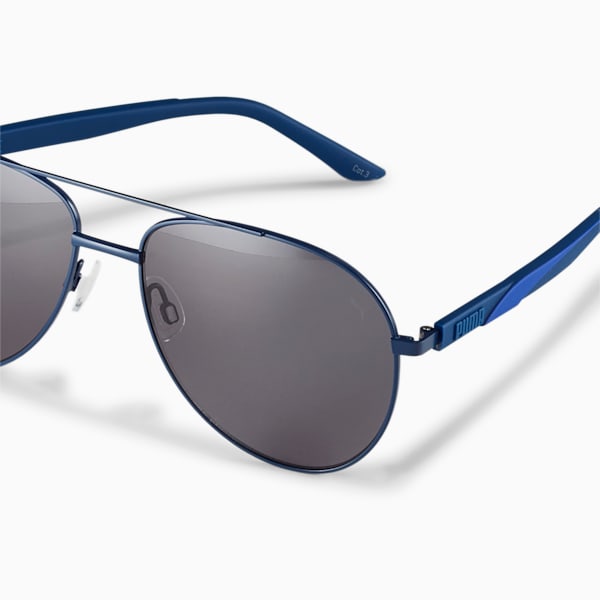 Formstrip Men's Sunglasses, BLUE-BLUE-BLUE, extralarge