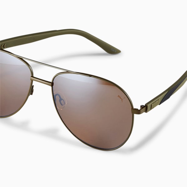 Formstrip Men's Sunglasses, GREEN-GREEN-BROWN, extralarge