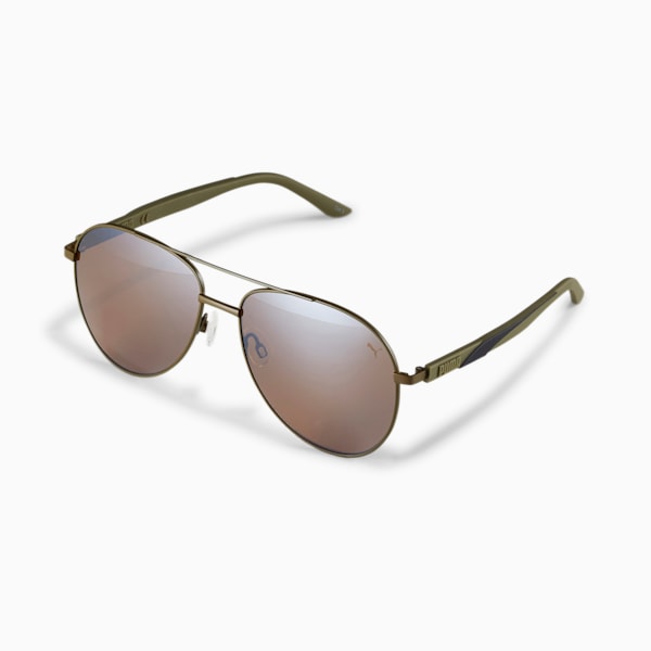 Formstrip Men's Sunglasses, GREEN-GREEN-BROWN, extralarge