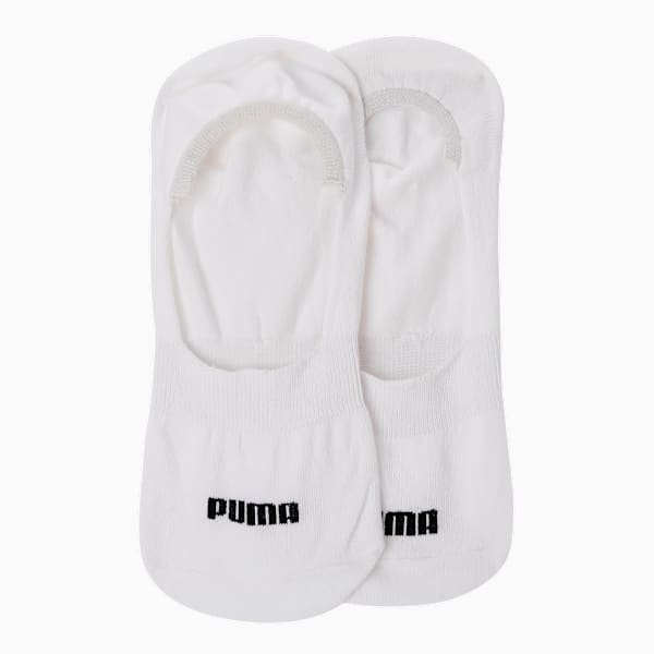 Footie Socks Pack of 2, White- Black, extralarge-IND