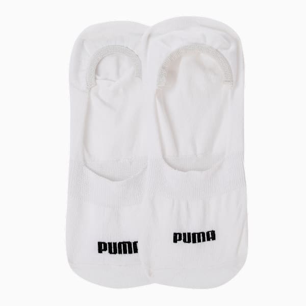 Footie Socks Pack of 2, White- Black, extralarge-IND