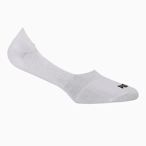 Footie Socks Pack of 2, White- Black, extralarge-IND