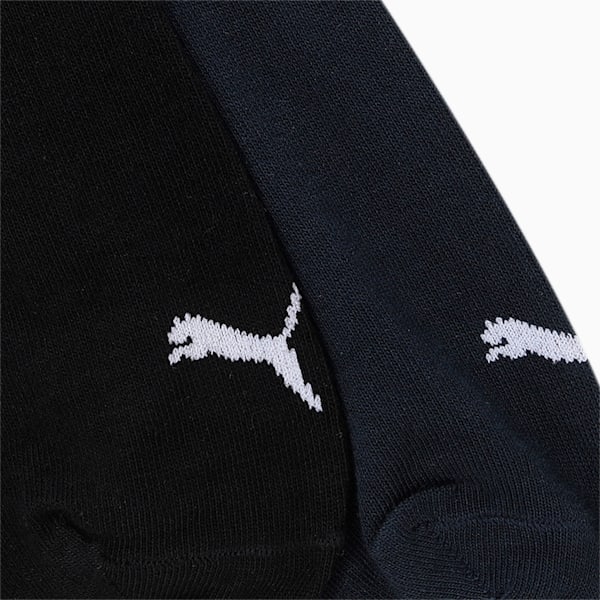 Plain Sneaker Socks Pack of 2, Black/ Navy, extralarge-IND