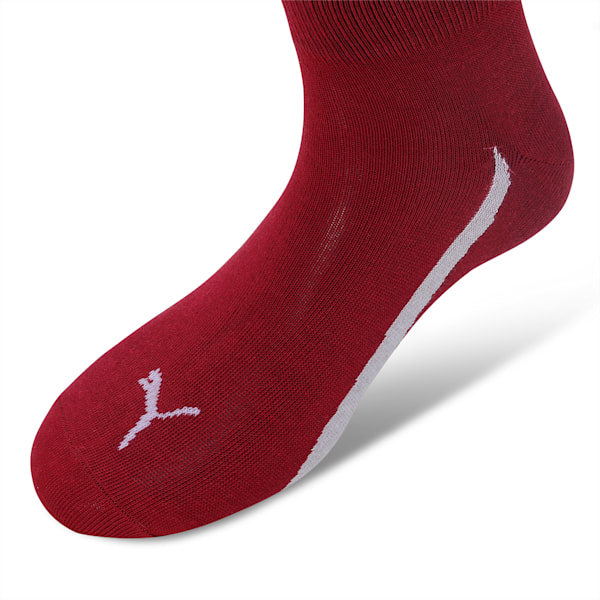 Lifestyle Quarter Socks Pack of 3, Intense Red/ Pebble Gray/ Evening Sky, extralarge-IND