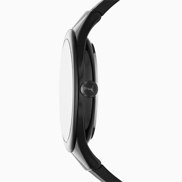 METALLIC Watch, Black, extralarge
