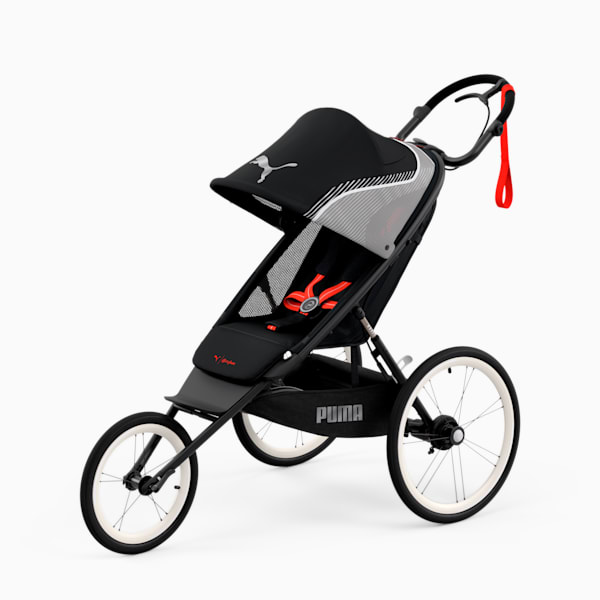 PUMA x CYBEX AVI One Box Stroller, Black - Red, extralarge