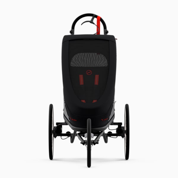 PUMA x CYBEX ZENO One Box Stroller, Black - Red