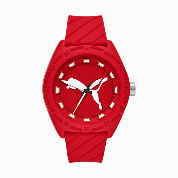 PUMA Street Utility Men's Watch, Red, extralarge