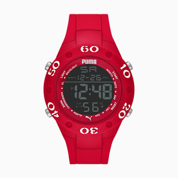 PUMA 8 Men's Watch, Red, extralarge