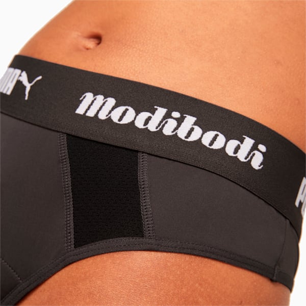 PUMA x Modibodi Active Thong (Super-Light), Black - Grey, extralarge