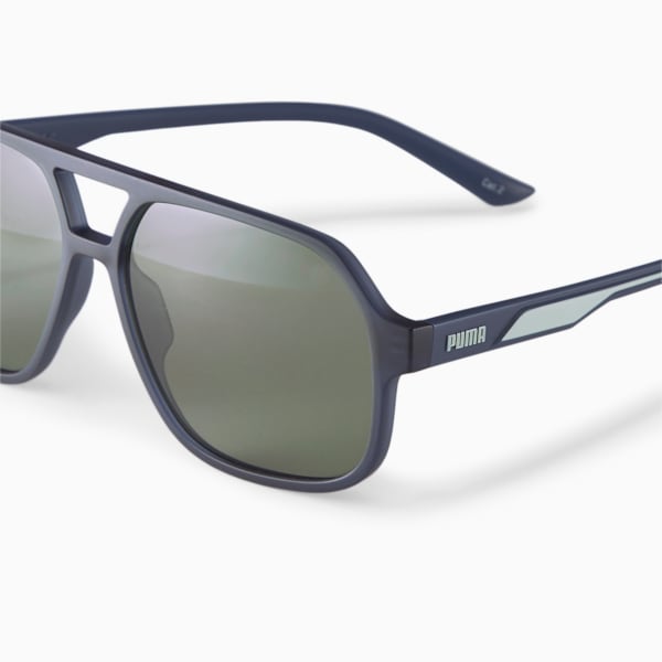 PUMA Power Navigator Sunglasses, BLUE, extralarge