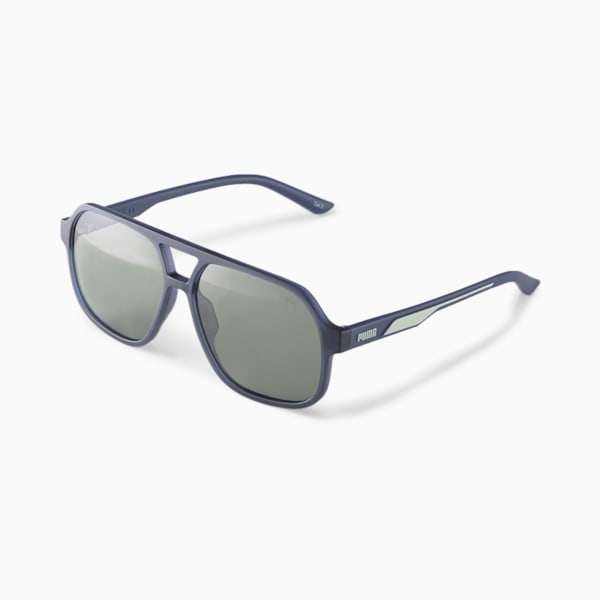 PUMA Power Navigator Sunglasses, BLUE, extralarge