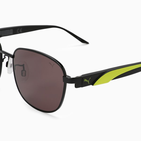 PUMA Squared Optical Men's Glasses, BLACK-BLACK-TRANSPARENT, extralarge-IND