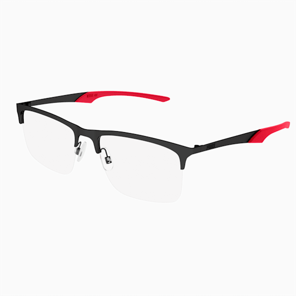 PUMA Squared Optical Men's Glasses, GREY-GREY-TRANSPARENT