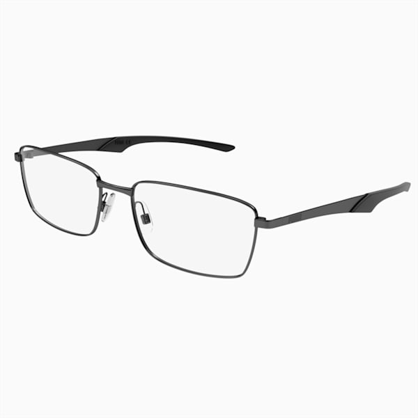 PUMA Squared Optical Men's Glasses, BLACK-BLACK-TRANSPARENT, extralarge-IND