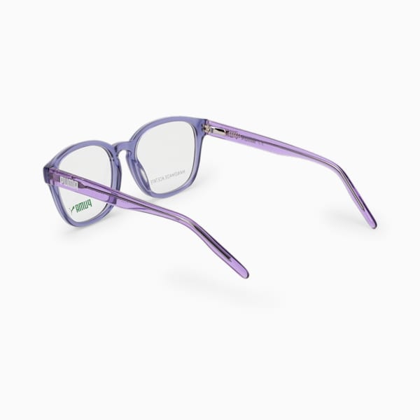 PUMA Round Optical Kids Glasses, LIGHT-BLUE-VIOLET-TRANSPARENT, extralarge-IND