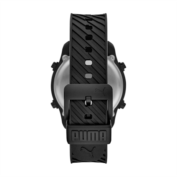 Big Cat Digital Black Polyurethane Watch, BLACK
