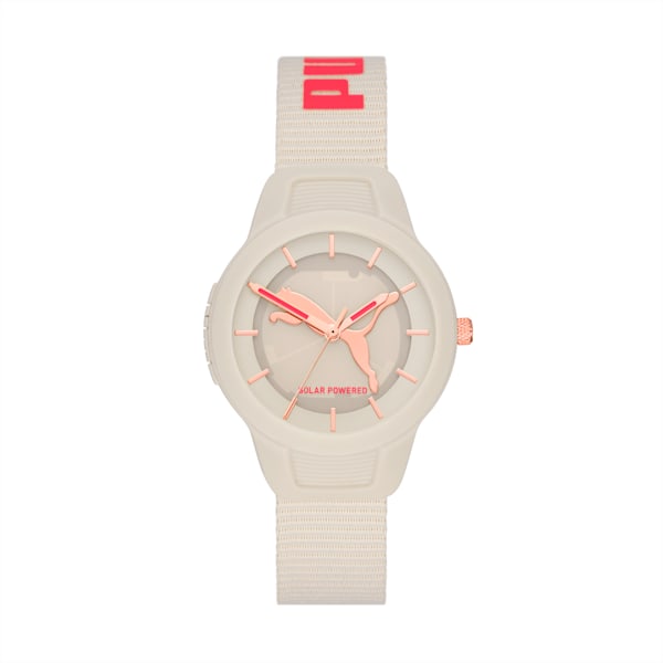 PUMA Reset V2 Solar-Powered Nude Watch, TRANSPARENT, extralarge