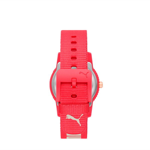 PUMA Ultrafresh Solar-Powered Watch, PINK, extralarge