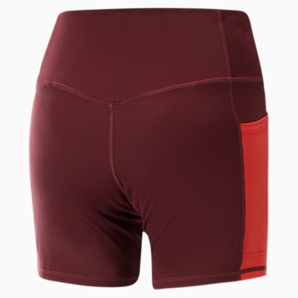 PUMA x Modibodi Active Biker Shorts Women, Aubergine /Burnt red, extralarge-GBR