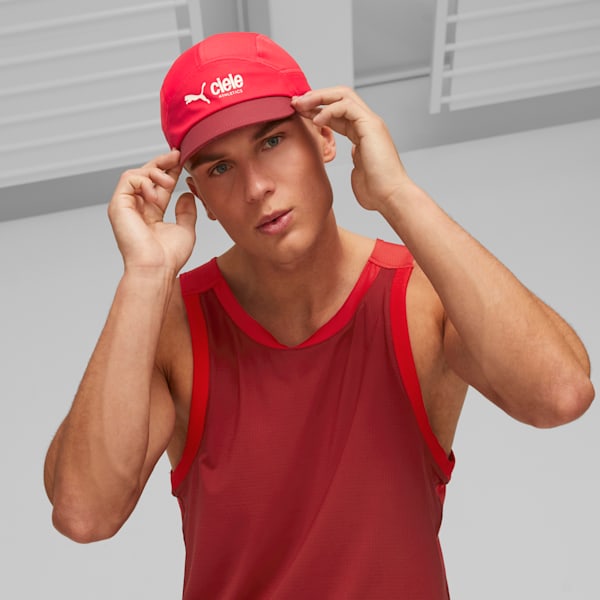 PUMA x CIELE Running FSTCap, Red-Brown, extralarge-GBR