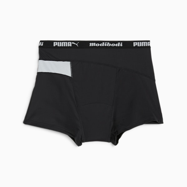 Puma X Modibodi Active Long Boyshort, Black - Platinum Grey, extralarge-GBR