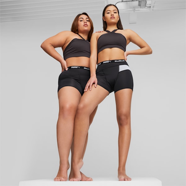 Puma X Modibodi Active Long Boyshort, Black - Platinum Grey, extralarge-GBR