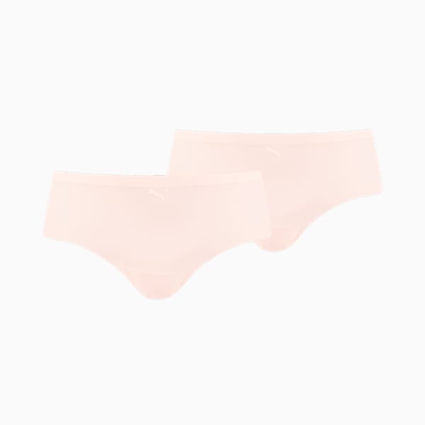PUMA Women's Seamless Hipster 2 Pack, rose dust, extralarge-GBR