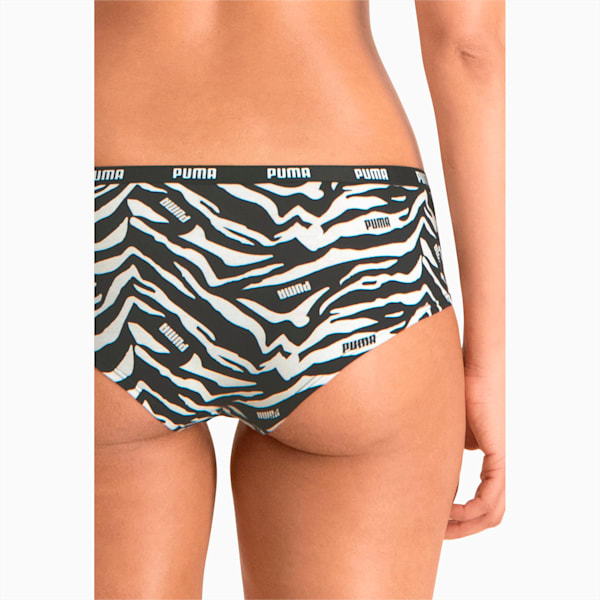 Women's Printed All-Over-Print Hipster 2 pack, black