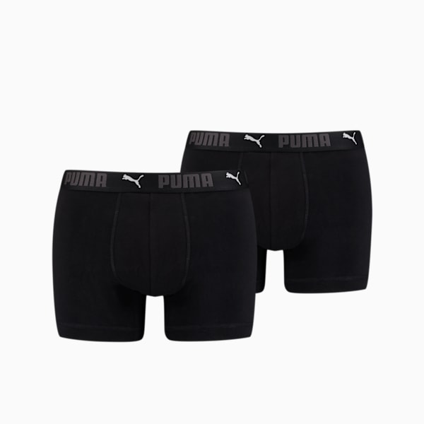 PUMA Sport Men's Cotton Boxers 2 Pack, black, extralarge-GBR