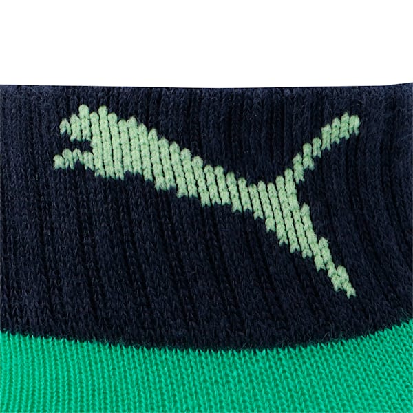 キッズ クォーター ソックス 靴下 1足, green / blue, extralarge-JPN