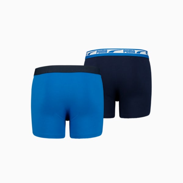 PUMA Boys' Patch Logo Boxer 2 Pack, blue combo, extralarge-GBR