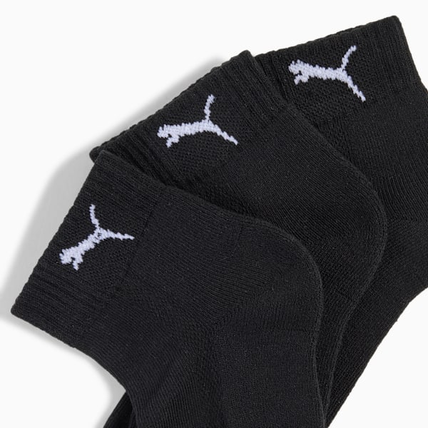 Quarter Socks (3 Pack) Unisex, black, extralarge