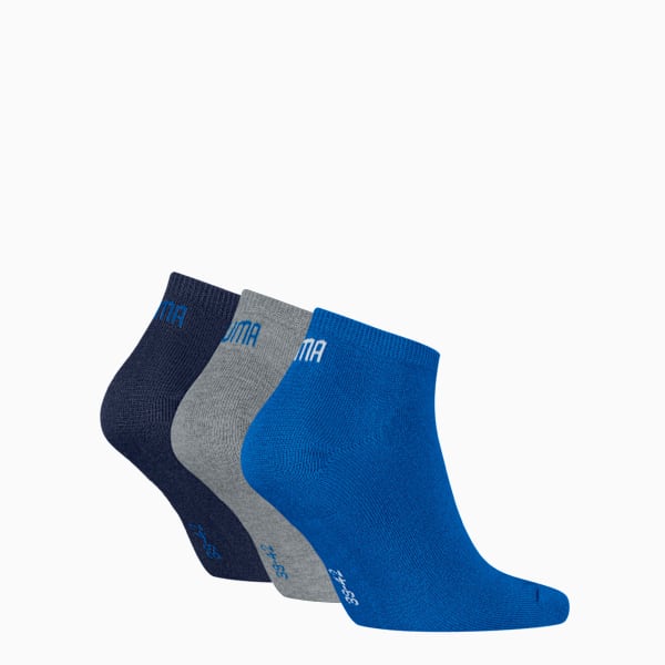 Sneaker Socks Unisex (3-pack), blue / grey melange, extralarge-GBR