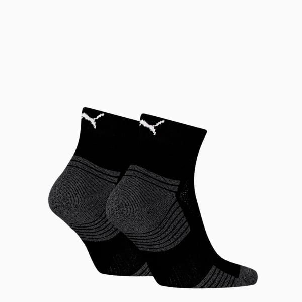 Quarter Socks (3 Pack) Unisex, Black, extralarge-GBR