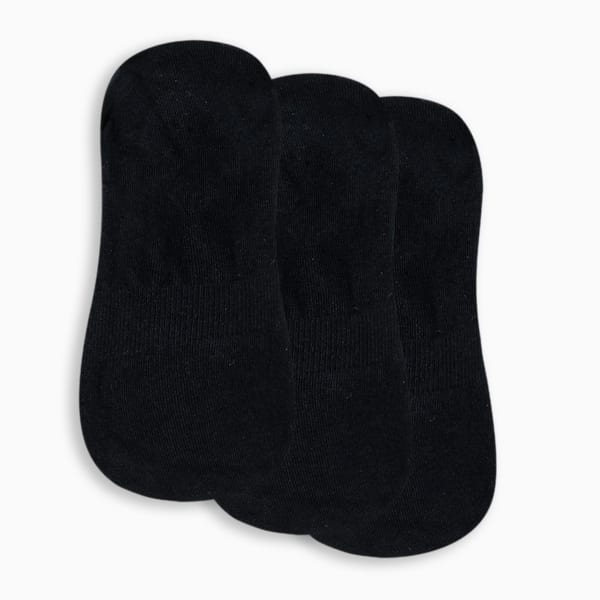 Basic Footie Plain Socks Pack of 3, Navy, extralarge-IND