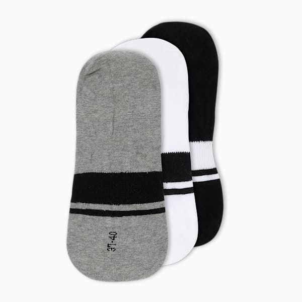 Heritage Footie Socks Pack of 3, black / white / MGH, extralarge-IND