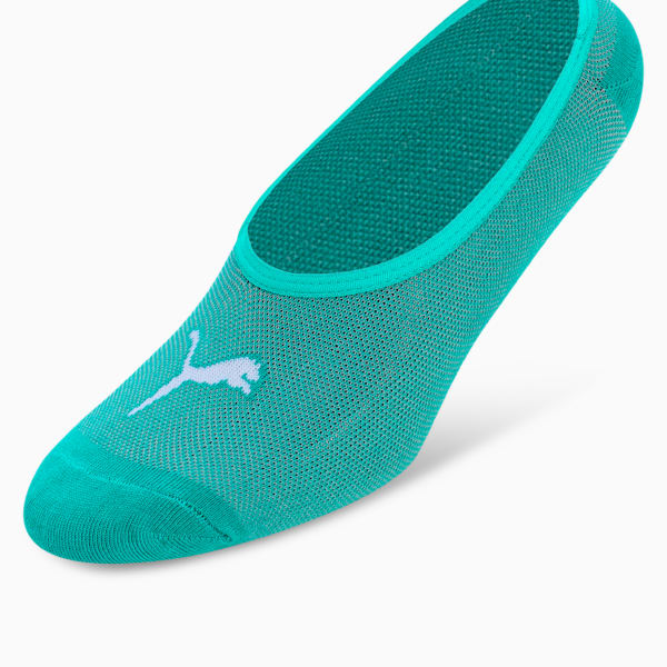 PUMA Unisex Footie Socks Pack of 6, Puma Black/ Scuba Blue/ DGH/ Parasailaing/ American Beauty/, extralarge-IND