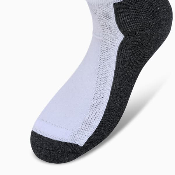 PUMA Multisport Quarter Socks Pack of 2, white / grey, extralarge-IND