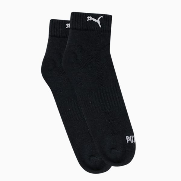 Cushioned Quarter Socks Pack of 2, navy, extralarge-IND