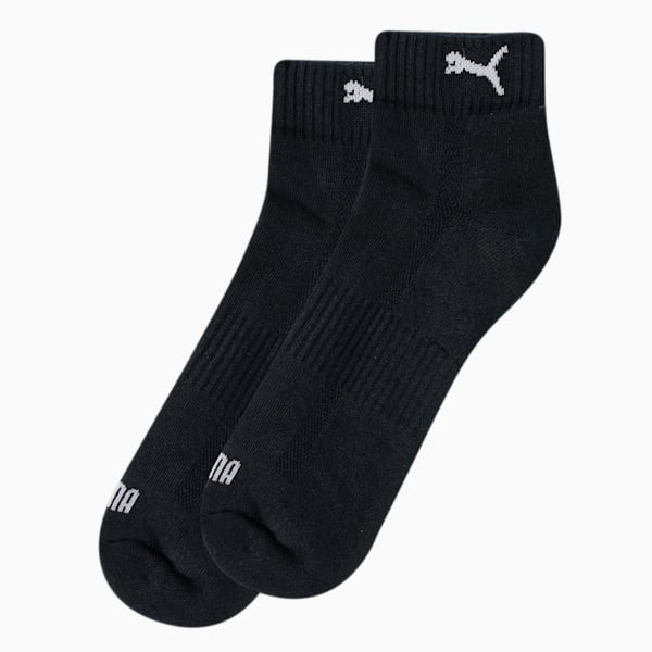Cushioned Quarter Socks Pack of 2, navy, extralarge-IND