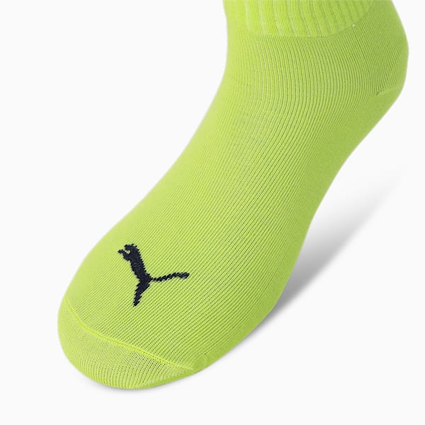 Quarter Plain Socks Pack of 3, lime punch, extralarge-IND
