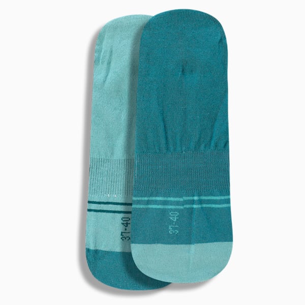 Footie Socks Pack of 2, Green Lagoon/Mint, extralarge-IND