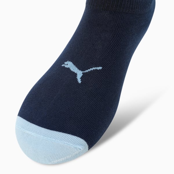 PUMA Contrast Sneaker Socks Pack of 2, Peacoat/Ballad Blue, extralarge-IND