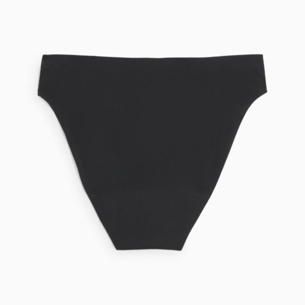 PUMA x Modibodi Seamfree Active Bikini Brief Moderate-Heavy, Black, extralarge