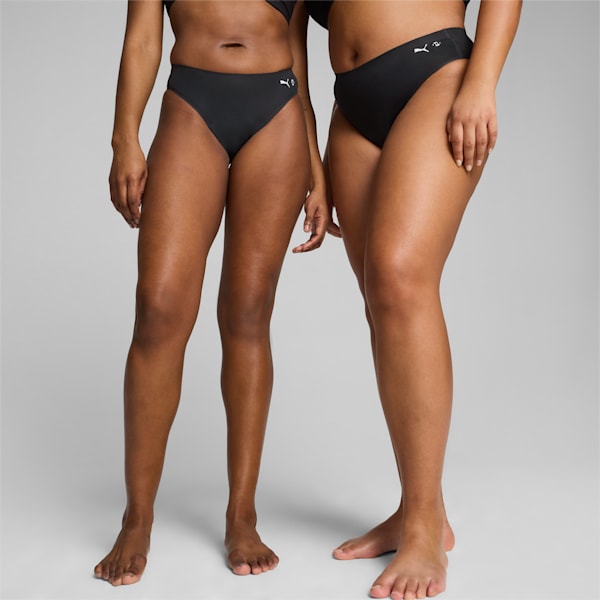 PUMA x Modibodi Seamfree Active Bikini Brief Moderate-Heavy, Black, extralarge
